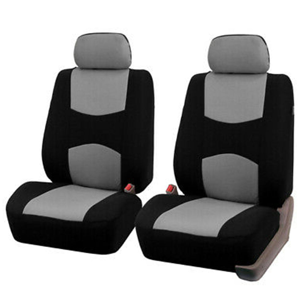 9PCS Car Seat Covers Universal Car Seat Protector Protection Cover Grey