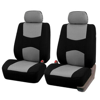9PCS Car Seat Covers Universal Car Seat Protector Protection Cover Grey