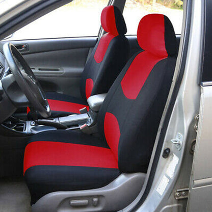 9PCS Car Seat Covers Universal Car Seat Protector Protection Cover Red
