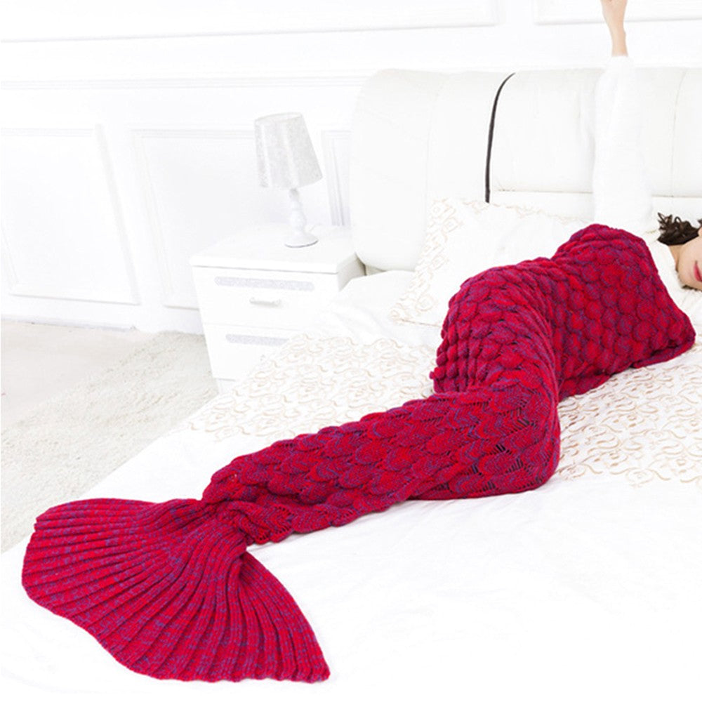 Mermaid Tail Blanket for Adults