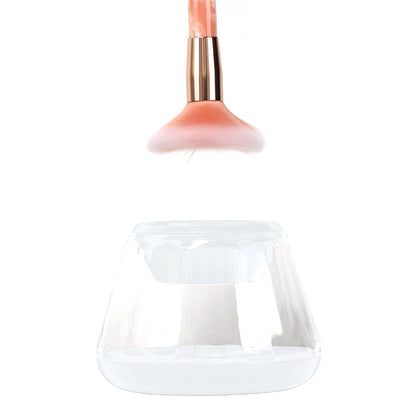Makeup Brush Cleaner and Dryer Makeup Brush Cleaning Tools Kit White