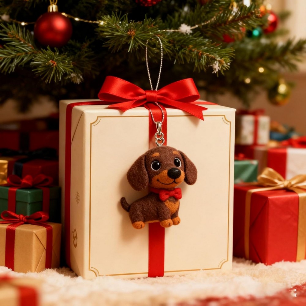 Dachshund Christmas Advent Calendar with 24 Daily Surprise Countdown Calendar