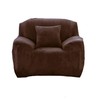 Home Fleeced Sofa Cover Polyester Couch Slipcover Home Decoration for 1 Seat Sofa