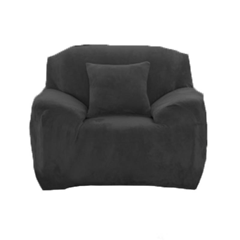 Home Fleeced Sofa Cover Polyester Couch Slipcover Home Decoration for 1 Seat Sofa