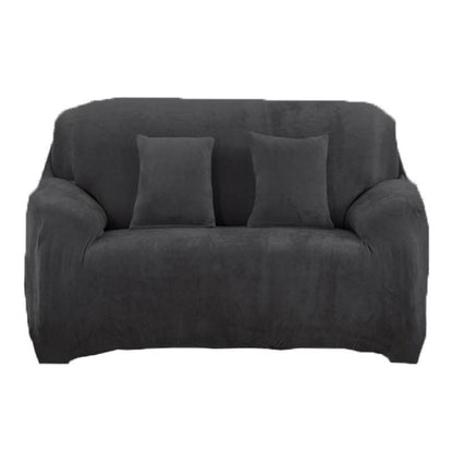 Home Fleeced Sofa Cover Polyester Couch Slipcover Home Decoration for 2 Seats Sofa