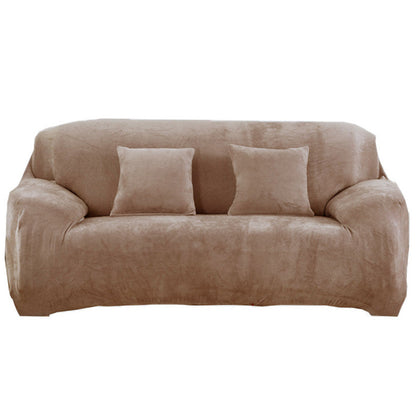 Home Fleeced Sofa Cover Polyester Couch Slipcover Home Decoration for 3 Seats Sofa