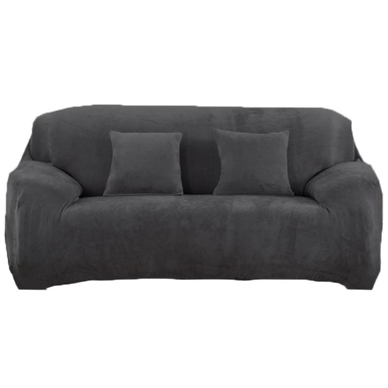 Home Fleeced Sofa Cover Polyester Couch Slipcover Home Decoration for 3 Seats Sofa