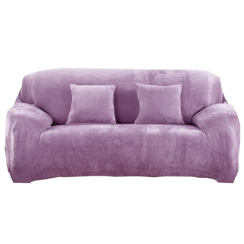 Home Fleeced Sofa Cover Polyester Couch Slipcover Home Decoration for 3 Seats Sofa