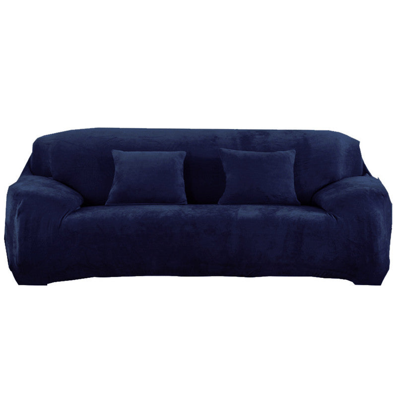 Home Fleeced Sofa Cover Polyester Couch Slipcover Home Decoration for 4 Seats Sofa