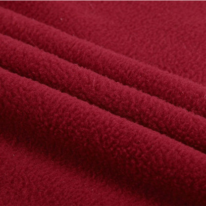 Pet Dog Warm Coat Fleece Jacket Jumper Sweater Winter Clothes-Wine Red