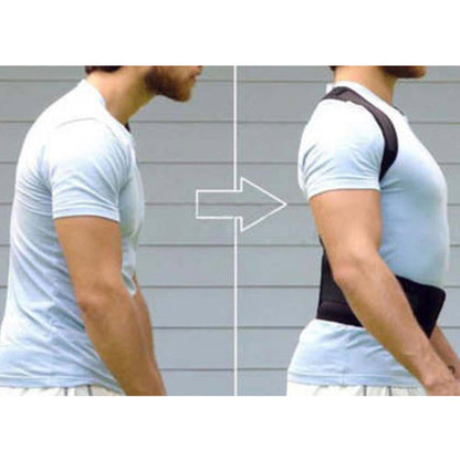 2Pcs Unisex Adjustable Rectifying Belt Back Posture Corrector