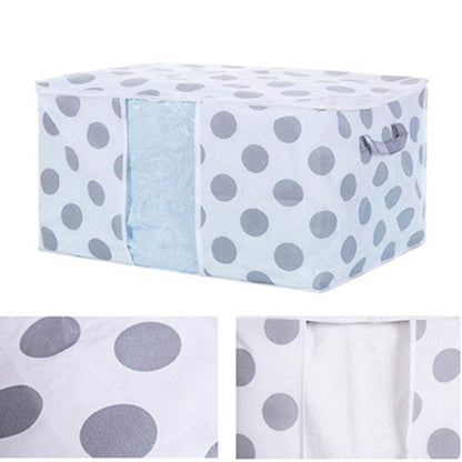 2Pcs 0r 4Pcs Clothes Quilt Blanket Storage Bag Organizer Foldable Zipper Box Light Large foldable Washable Closet Underbed Blanket Luggage Organiser Storage Bag Case Box