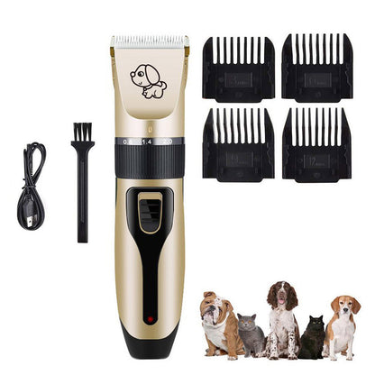 USB Cordless Electric Dog Clipper Set