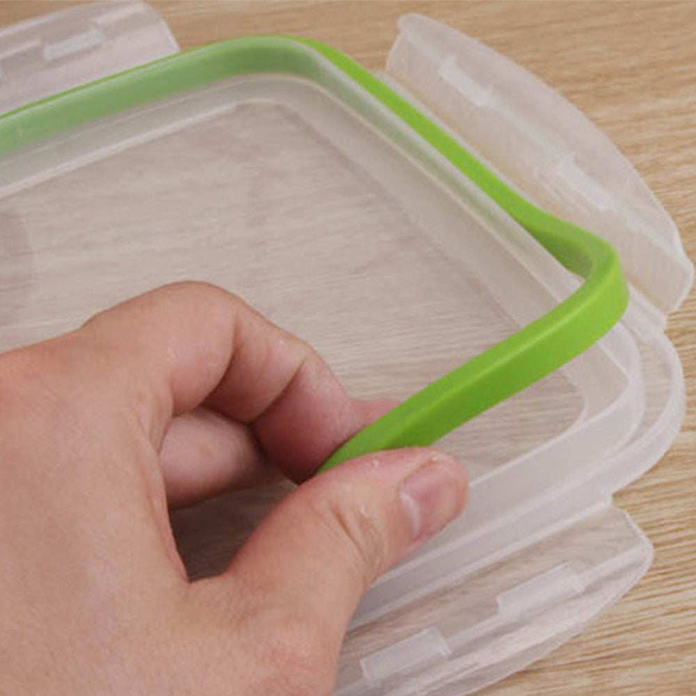3Pcs Stainless Steel Lunch Box Practical Food Storage Box Sealed Fresh-keeping Lunch Boxes