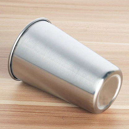 350ml Stainless Steel Drinking Cup Coffee Cup Single-walled Water Cup Reusable Water Mug