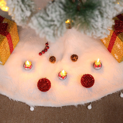 78cm Christmas Tree Skirt Base Floor Mat Cover Xmas Decor