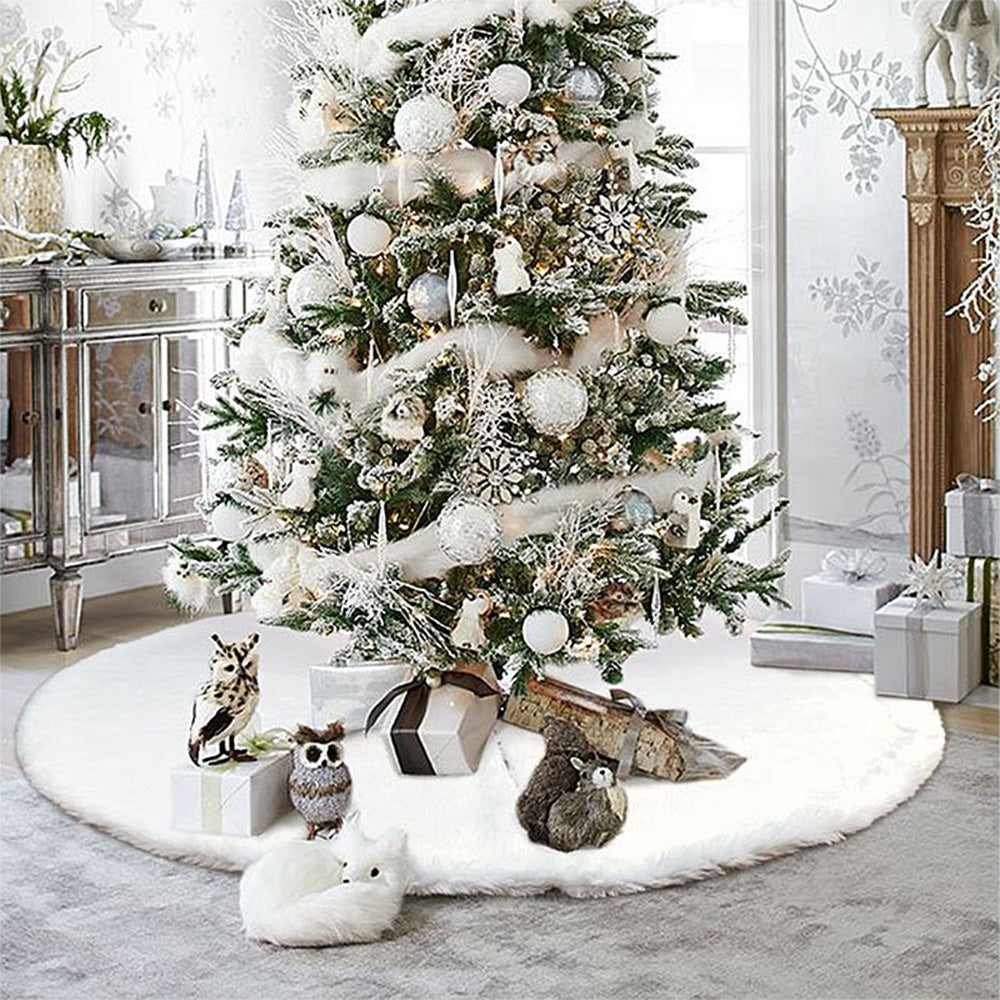 78cm Christmas Tree Skirt Base Floor Mat Cover Xmas Decor