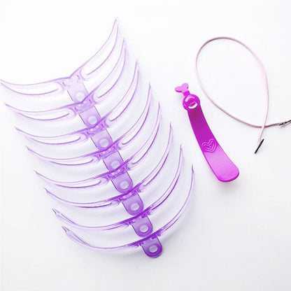 8 in 1 Eyebrow Templates Eyebrow Stencils DIY Grooming Stencils Eyebrow Shaping Templates Eye Makeup Tools