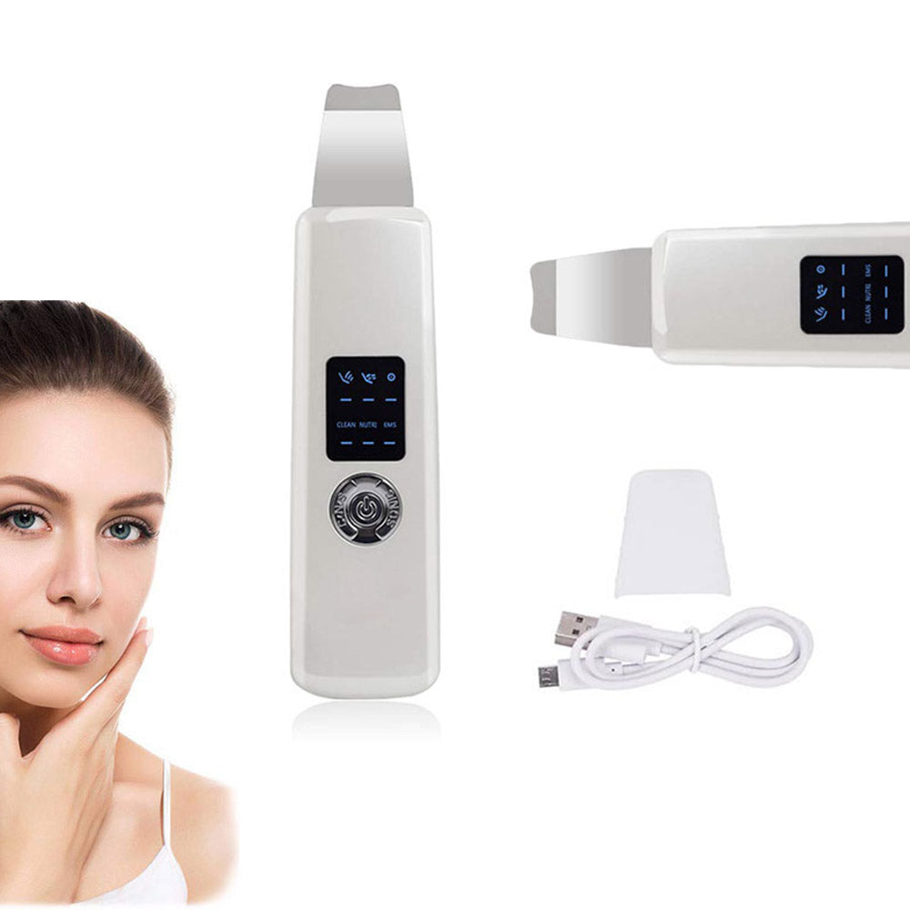 Ultrasonic Blackhead Removal Skin Scrubber Facial Kit Face Care Set