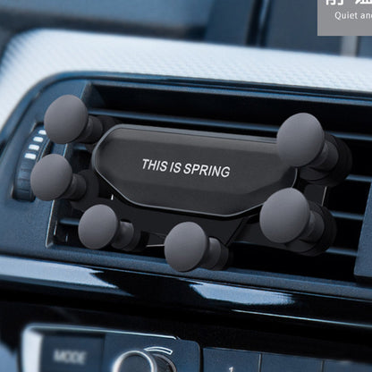 Car Phone Holder Air Vent Mount Phone Stand Soft Phone Holder Non-Slip Automatic Grip Car Phone Stand