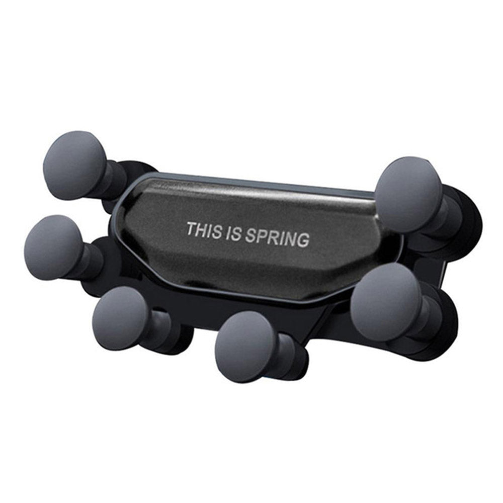 Car Phone Holder Air Vent Mount Phone Stand Soft Phone Holder Non-Slip Automatic Grip Car Phone Stand