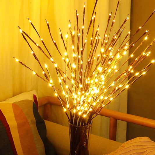 20LED Tree Branch LED Light Battery Powered Decoration Light Artificial Tree Branch LED Light for Home Decoration