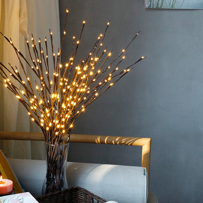 20LED Tree Branch LED Light Battery Powered Decoration Light Artificial Tree Branch LED Light for Home Decoration