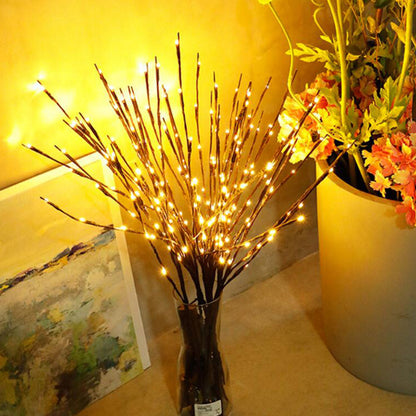20LED Tree Branch LED Light Battery Powered Decoration Light Artificial Tree Branch LED Light for Home Decoration