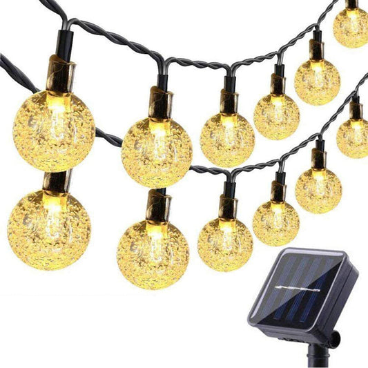 5m 50LED or 10m 100LED Solar String Light Indoor and Outdoor Garden Decoration Light Bubbles String Light LED Fairy Lights