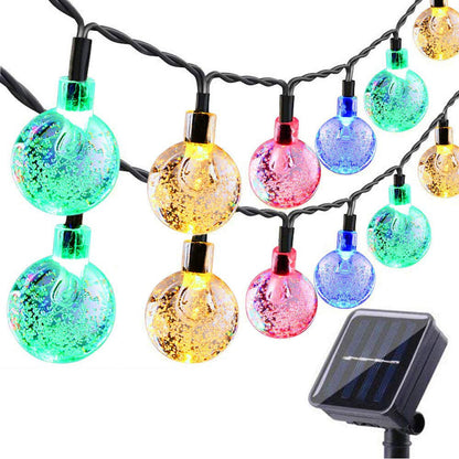 5m 50LED or 10m 100LED Solar String Light Indoor and Outdoor Garden Decoration Light Bubbles String Light LED Fairy Lights