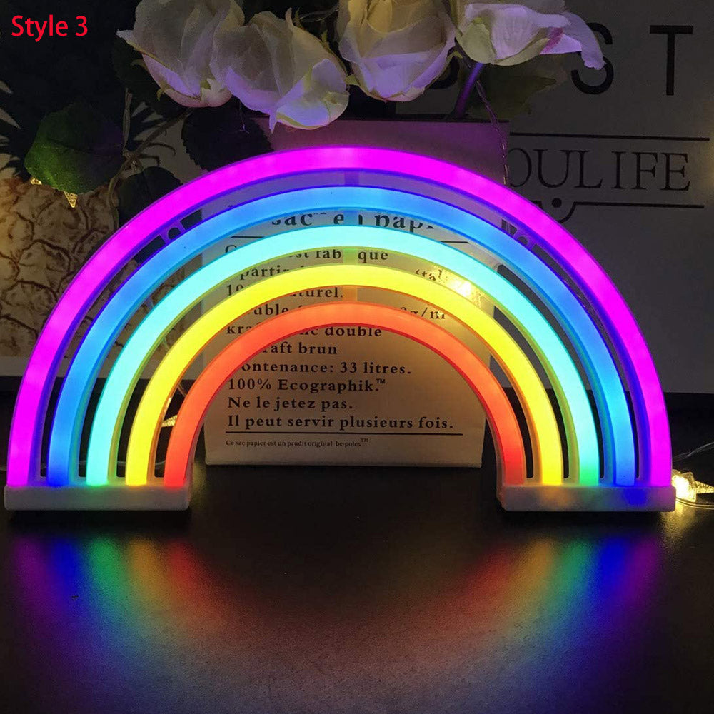 LED Neon Light LED Neon Sign Light USB and Battery Powered Party Decoration Light Home Decoration Light Strip
