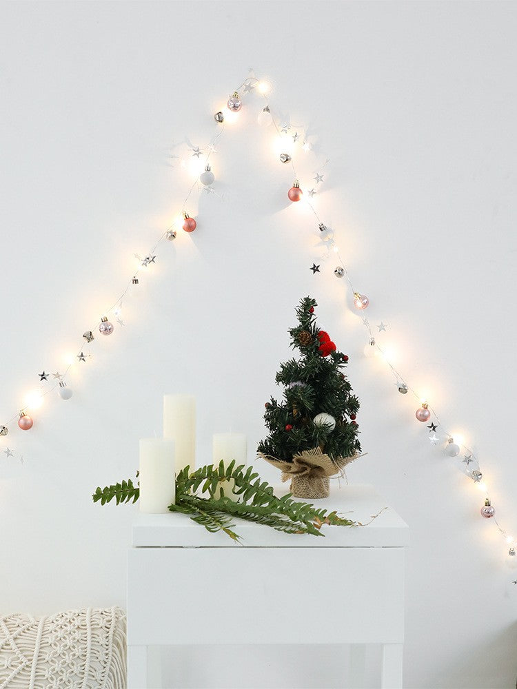 2M 20LEDs Christmas Bubble Balls String Light Battery Operated