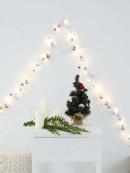 2M 20LEDs Christmas Bubble Balls String Light Battery Operated