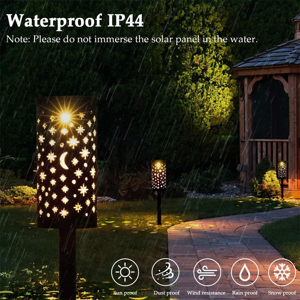 Solar Garden LED Light Outdoor Waterproof Solar Lamp Lantern Pathway Garden Stake Lights