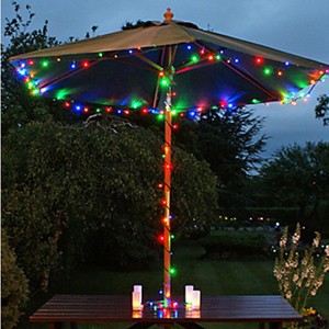 32M 300LED Multicolour 8 Mode Solar String Lights Waterproof Starry Fairy Light