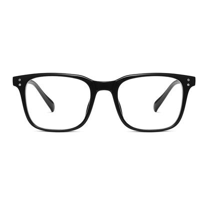 Blue Light Blocking Glasses Fashion Anti Eye Strain Eyeglasses for Computer Gaming-Black