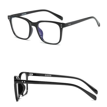 Blue Light Blocking Glasses Fashion Anti Eye Strain Eyeglasses for Computer Gaming-Black