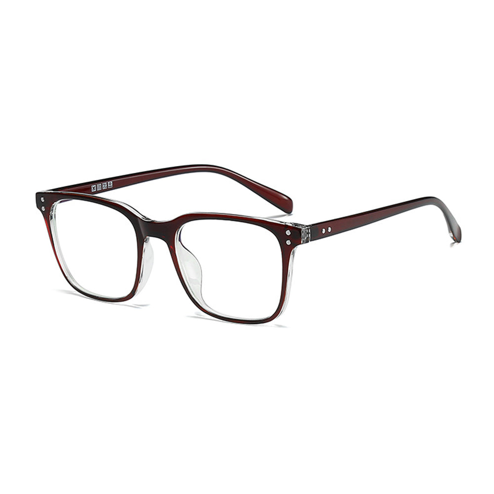 Blue Light Blocking Glasses Fashion Anti Eye Strain Eyeglasses for Computer Gaming-Chili