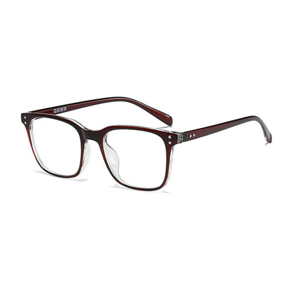 Blue Light Blocking Glasses Fashion Anti Eye Strain Eyeglasses for Computer Gaming-Chili
