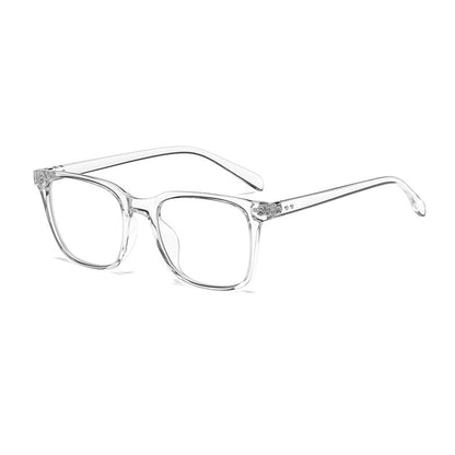 Blue Light Blocking Glasses Fashion Anti Eye Strain Eyeglasses for Computer Gaming-White