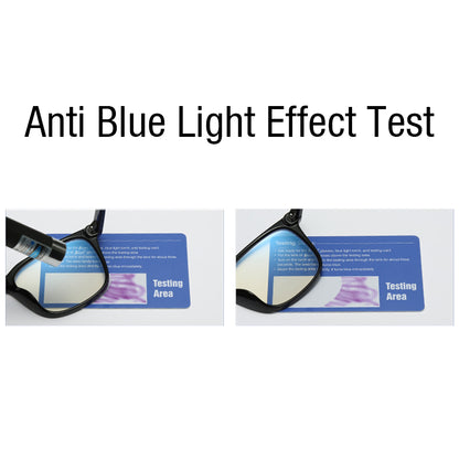 Blue Light Blocking Glasses Fashion Anti Eye Strain Eyeglasses for Computer Gaming-Black