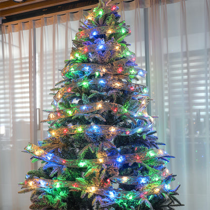 Christmas Tree Ribbon Lights 5 Meters LED Hanging Fairy Lights for Christmas Decoration Party -Style 2