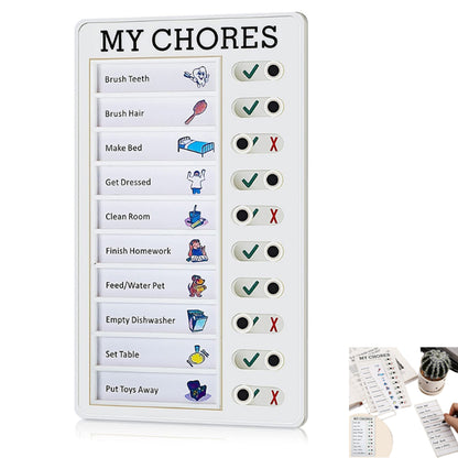 Chore Chart Memo Checklist Board Daily to Do List Planner RV Checklist Notes-Style 2