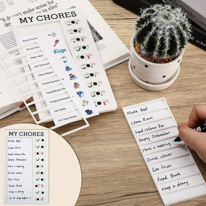 Chore Chart Memo Checklist Board Daily to Do List Planner RV Checklist Notes-Style 2
