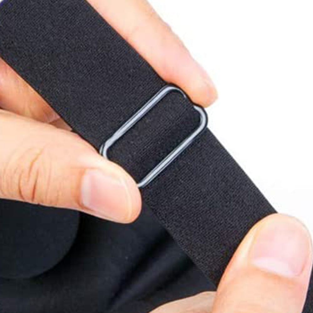 Travel Sleep Eye Mask Soft 3D Deep Contoured Eye Covers Sleeping Blindfold -Black