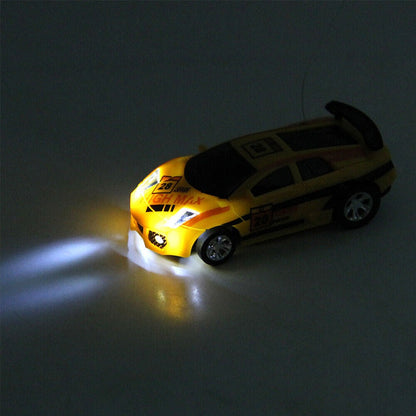 Mini Coke Can Speed Car RC Radio Remote Control Micro Racing Car Kids Toy Gift Yellow