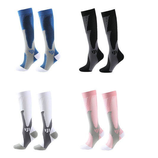 4 Pairs of Compression Socks Leg Support Sports Running Socks Unisex