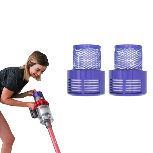 Set of 2Pcs Replacement Filters Compatible with Dyson V10 Vacuum