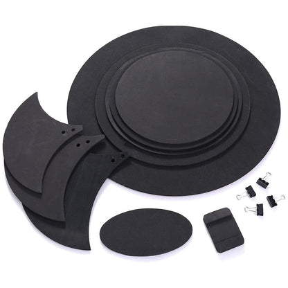 10Pcs Drum Mute Pads Set for Snare and Bass Drum Practice
