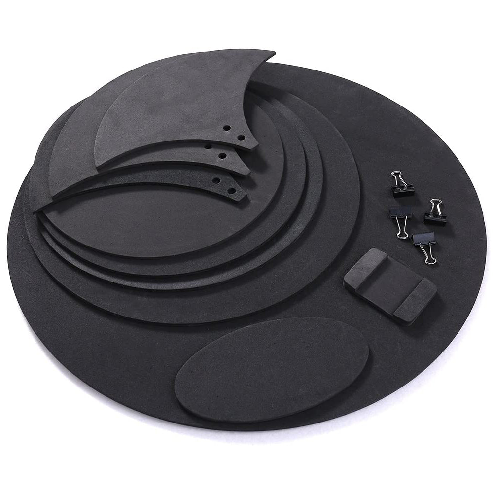 10Pcs Drum Mute Pads Set for Snare and Bass Drum Practice